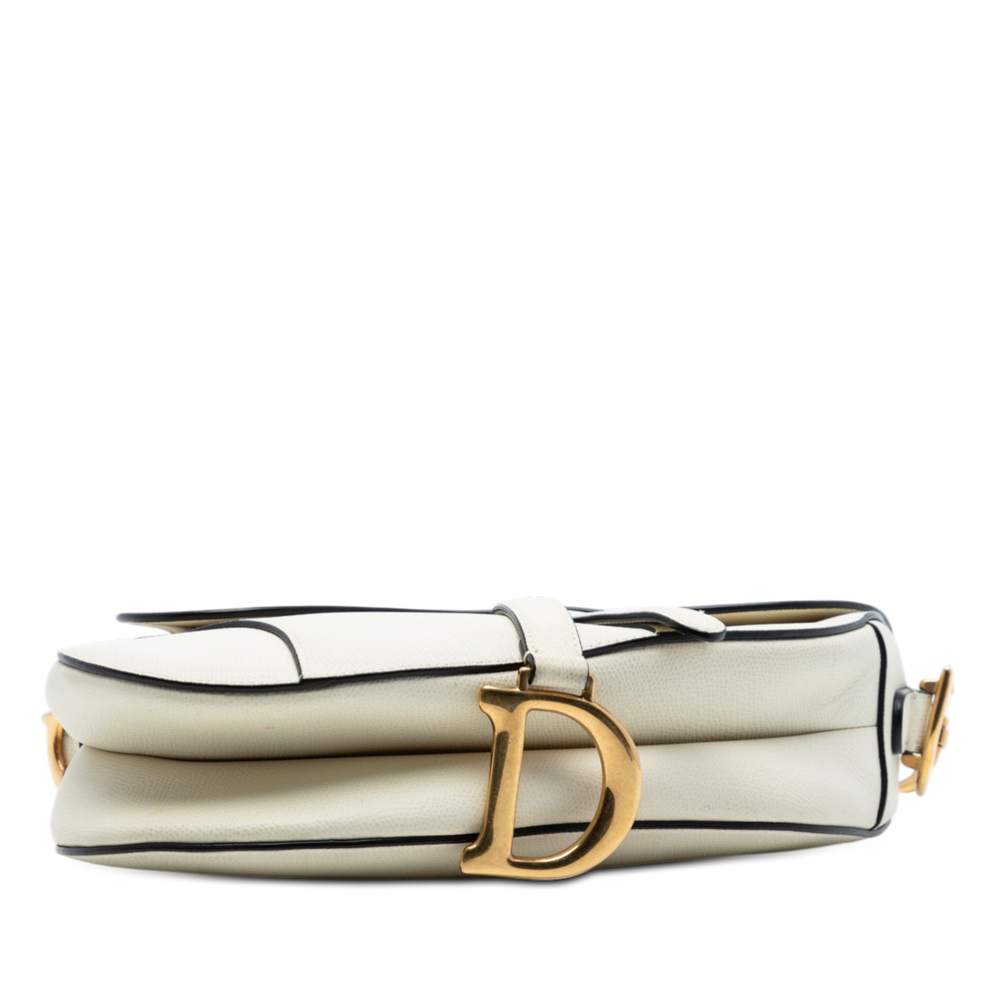 Pre-Loved Dior Grained Calfskin Saddle Bag - Picture 3 of 8